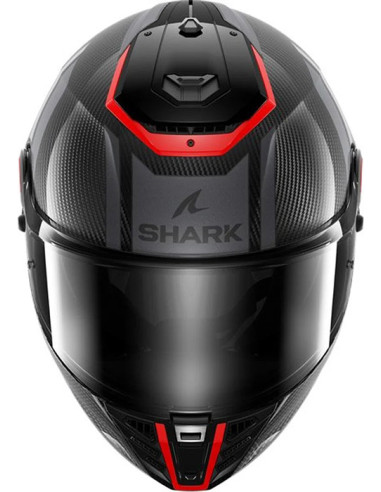 CASCO SHARK SPARTAN RS CARBON SHAWN GREY RED DOS