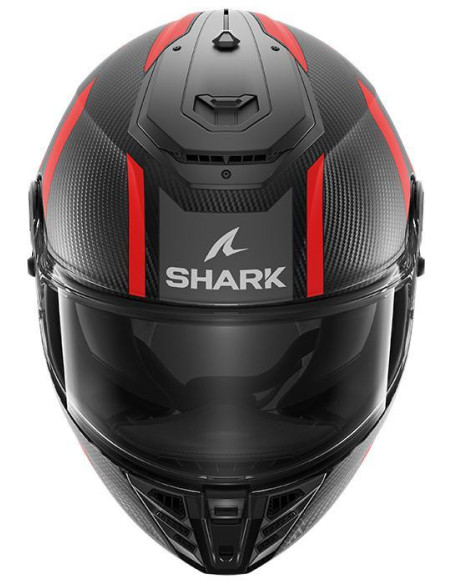 CASCO SHARK SPARTAN RS CARBON SHAWN GREY RED DAR
