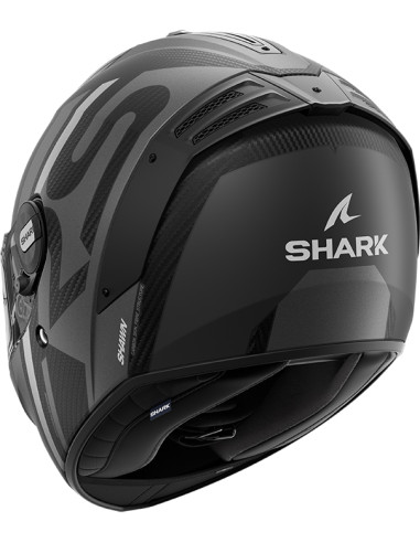 CASCO SHARK SPARTAN RS CARBON SHAWN BLACK GREY DSA