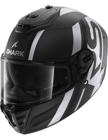 CASCO SHARK SPARTAN RS C B  SHAWN BLACK WHITE DKS