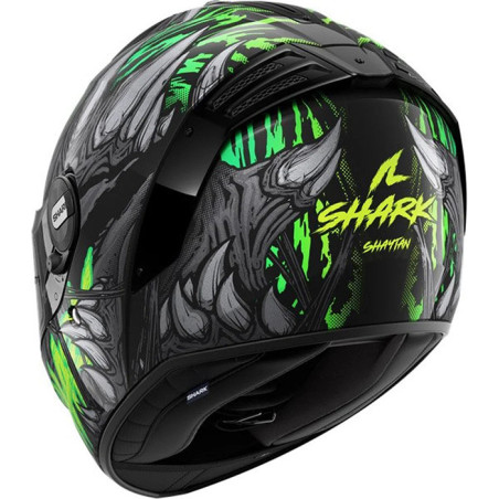 CASCO SHARK SPARTAN RS SHAYTAN GREEN KGA