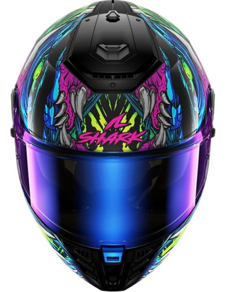 CASCO SHARK SPARTAN RS SHAYTAN GREEN VIOLET KGV