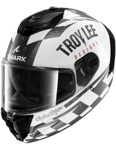 CASCO SHARK SPARTAN RS RACESHOP WHITE WKR