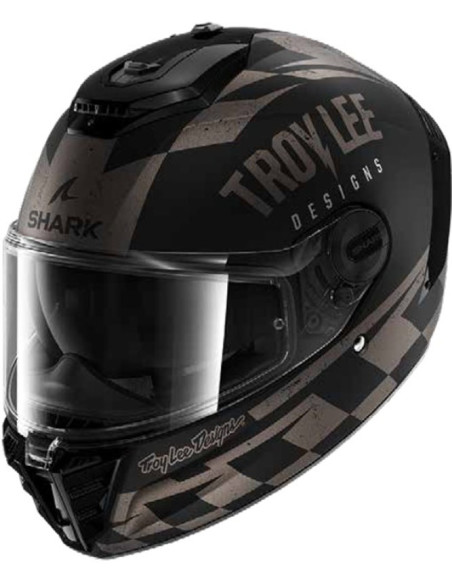 CASCO SHARK SPARTAN RS RACESHOP MATT BLACK KAS