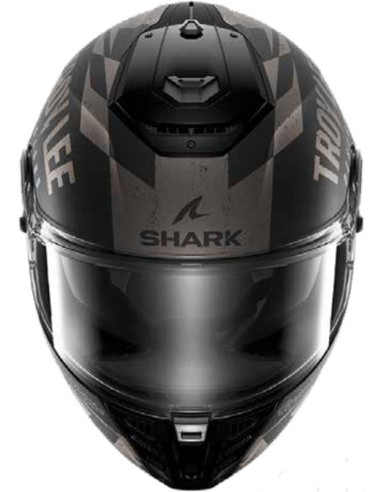 CASCO SHARK SPARTAN RS RACESHOP MATT BLACK KAS