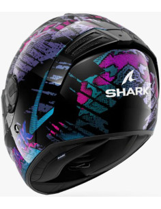 Casco Shark Spartan RS Reptaia Blue Glitter KBX 2