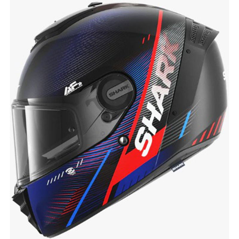 Casco Shark Spartan RS Speed-Tech Mat Blue Red KBR