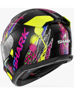 Casco Shark D-Skwal 3 Fawn Violet Yellow KVY 2