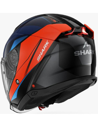Casco Shark Skwal I3 Jet Mekarium Chrom Orange KUO