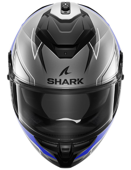 CASCO SHARK SPARTAN GT PRO TORYAN GREY BLUE ABK