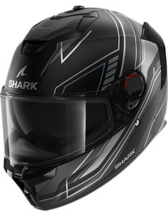 CASCO SHARK SPARTAN GT PRO TORYAN BLACK GREY KAA