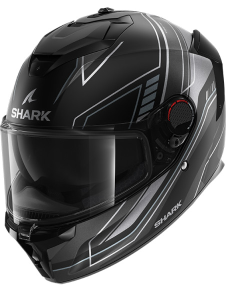 CASCO SHARK SPARTAN GT PRO TORYAN BLACK GREY KAA