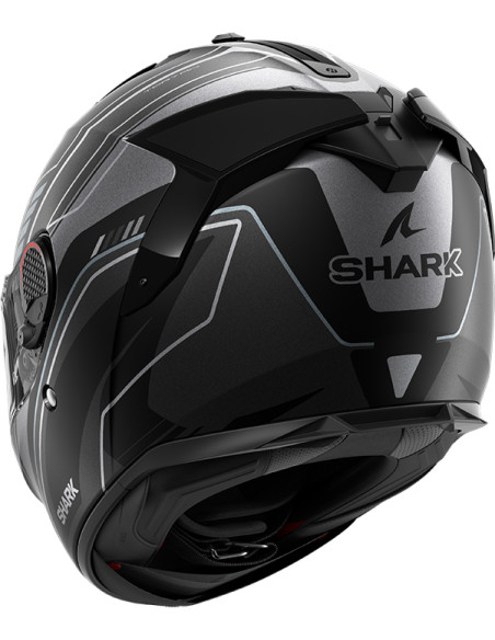 CASCO SHARK SPARTAN GT PRO TORYAN BLACK GREY KAA