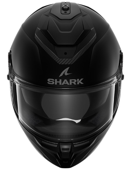 CASCO SHARK SPARTAN GT PRO C  BLANK BLACK MAT KMA