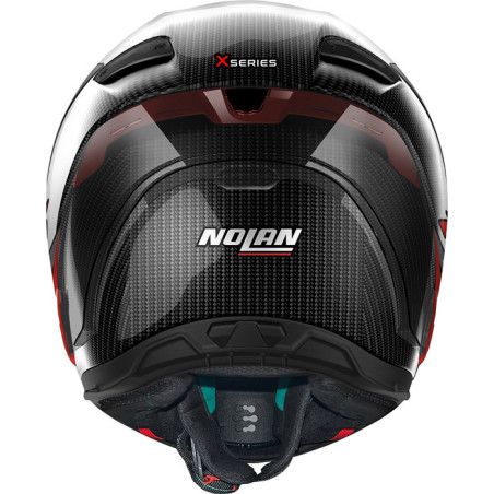 CASCO NOLAN X-804 RS CARBON HOT LAP RED 013