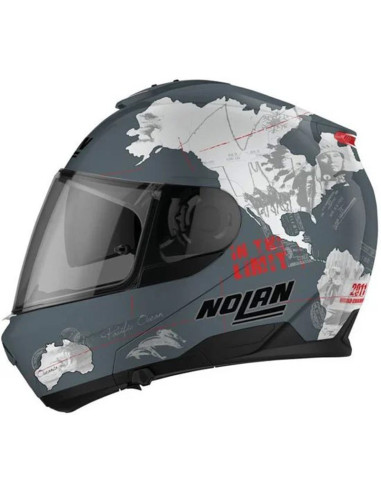 CASCO NOLAN N100 6 LEGEND N-COM GREY C  CHECA 030