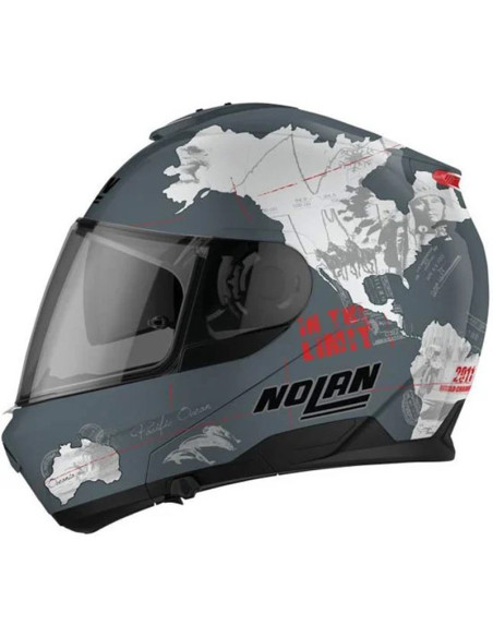 CASCO NOLAN N100 6 LEGEND N-COM GREY C  CHECA 030