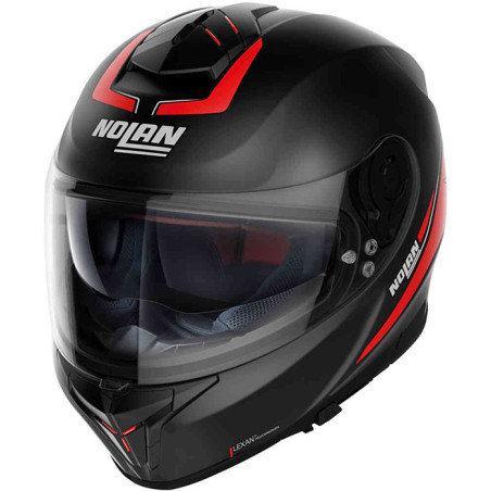 CASCO NOLAN N80-8 STAPLE BLACK / RED 054