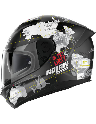 CASCO NOLAN N60-6 C  CHECA FLAT BLACK 49