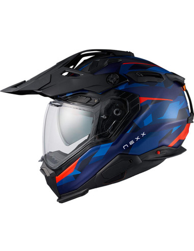CASCO NEXX X WED 3 TRAILMANIA BLUE RED MAT
