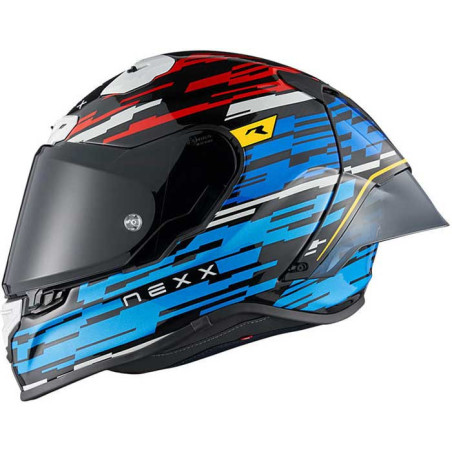 CASCO NEXX X R3R GLITCH RACER BLUE RED