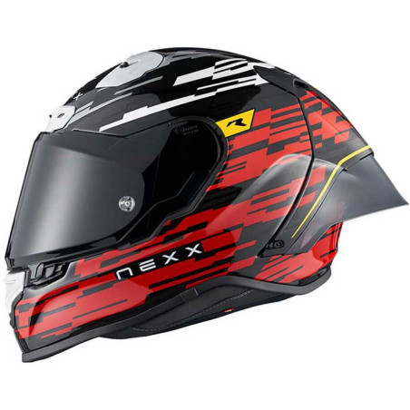 CASCO NEXX X R3R GLITCH RACER RED WHITE