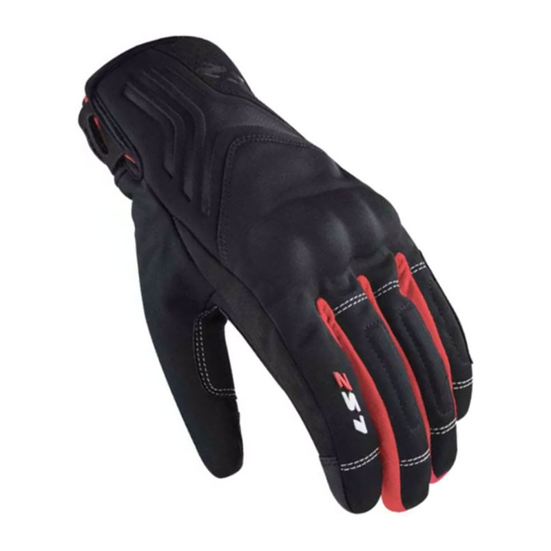 GUANTE LS2 JET 2 BLACK RED