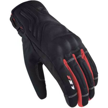 GUANTE LS2 JET 2 BLACK RED