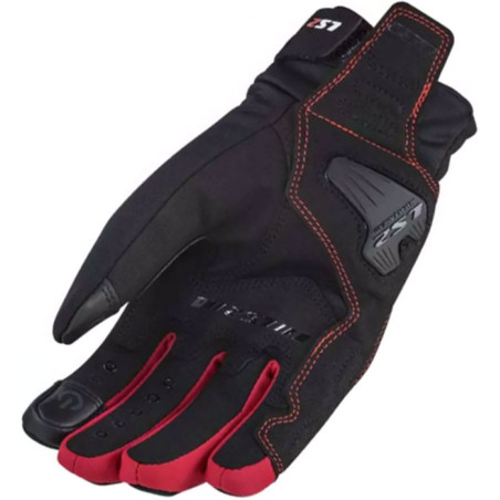 GUANTE LS2 JET 2 BLACK RED