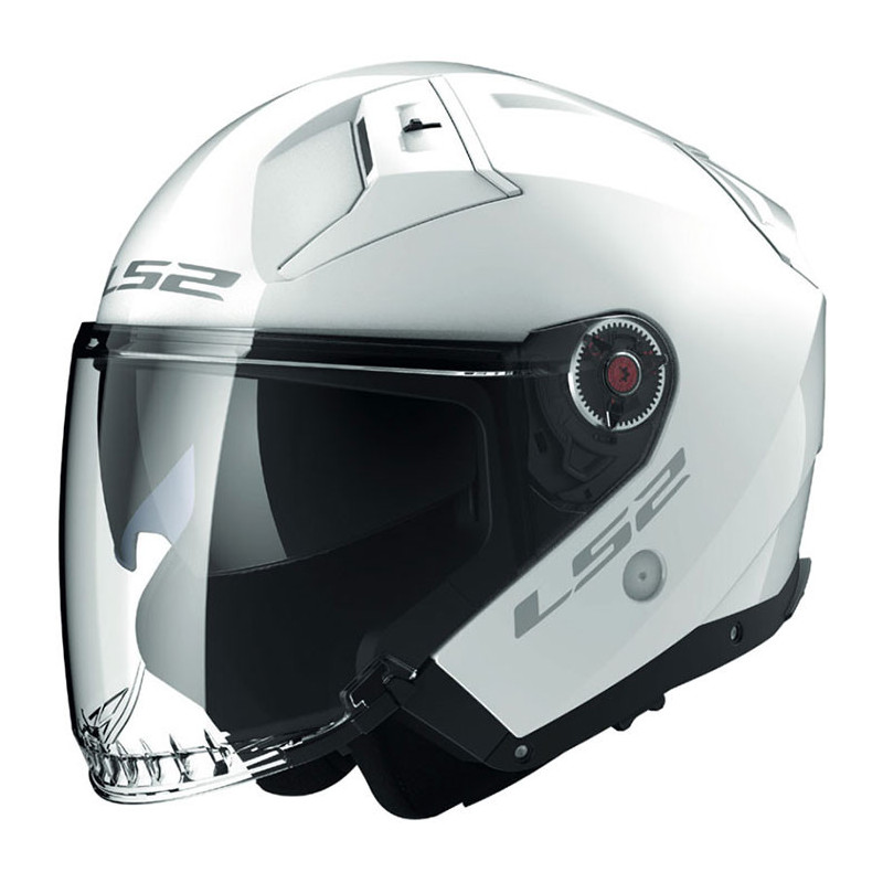 CASCO LS2 OF603 INFINITY II SOLID GLOSS WHITE 06