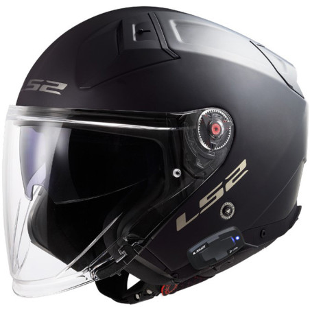 Casco LS2 OF603 Infinity II Matt Black With LS2-4X