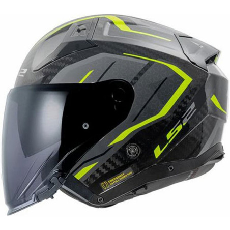 Casco LS2 OF603 Infinity II Carbon Urus Yellow