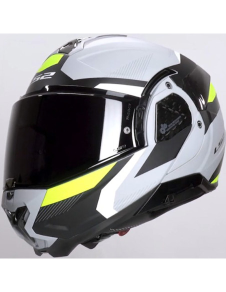 Casco LS2 FF910 Advant II Triple Matt Grey Yellow