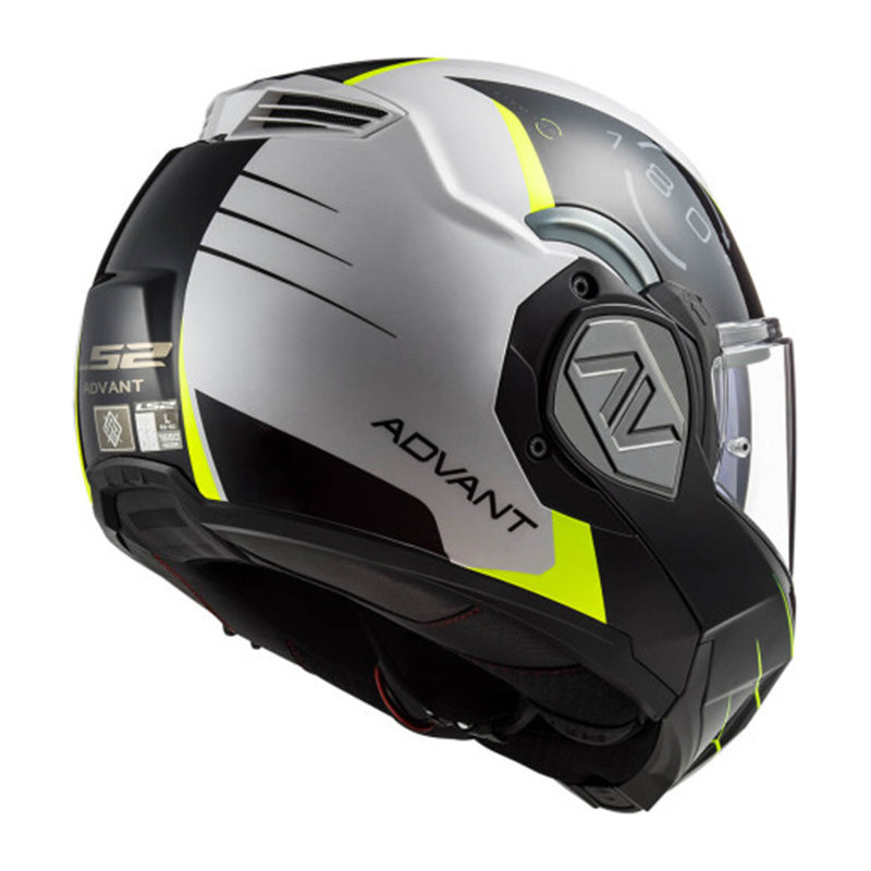 CASCO LS2 FF906 ADVANT CODEX BLACK WHITE YELLOW 06