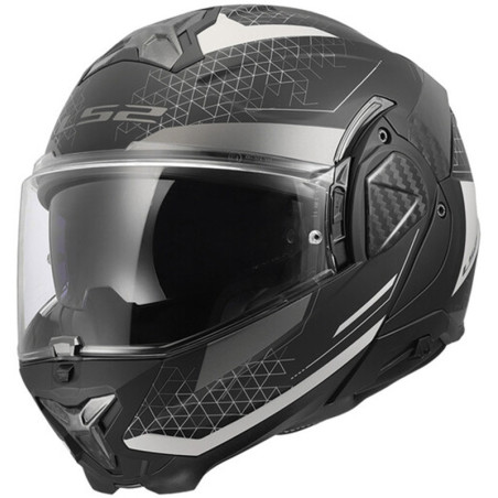 Casco LS2 FF910 Advant II Astral Matt Black White