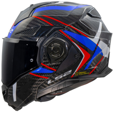 CASCO LS2 FF901 ADVANT X CAR  FUTURE II BLUE RED