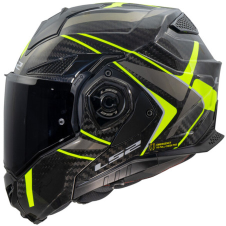 CASCO LS2 FF901 ADVANT X CAR  FUTURE II YELLOW 06