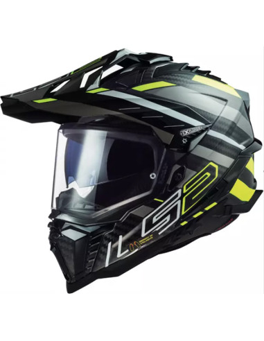 CASCO LS2 MX701 EXPLORER C 06 EDGE BLACK YELLOW