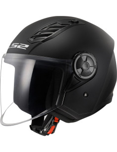 CASCO LS2 OF616 AIRFLOW II SOLID MATT BLACK 06