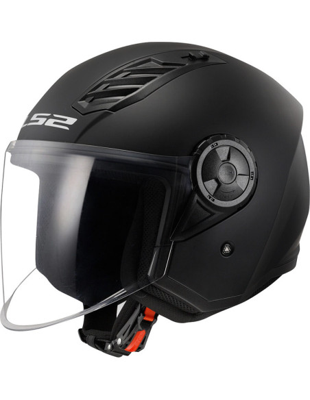 CASCO LS2 OF616 AIRFLOW II SOLID MATT BLACK 06