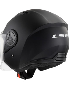 CASCO LS2 OF616 AIRFLOW II SOLID MATT BLACK 06 2