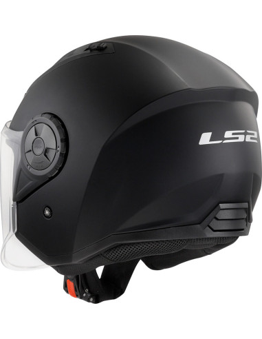 CASCO LS2 OF616 AIRFLOW II SOLID MATT BLACK 06