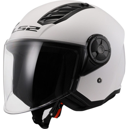CASCO LS2 OF616 AIRFLOW II SOLID GLOSS WHITE 06