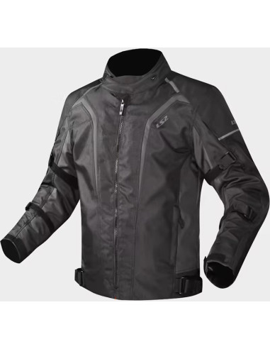 CHAQUETA LS2 SEPANG MAN BLACK DARK GREY