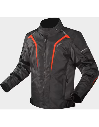 CHAQUETA LS2 SEPANG MAN BLACK GREY RED