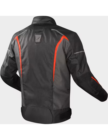 CHAQUETA LS2 SEPANG MAN BLACK GREY RED