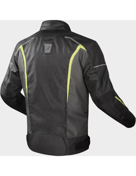 CHAQUETA LS2 SEPANG MAN BLACK GREY YELLOW