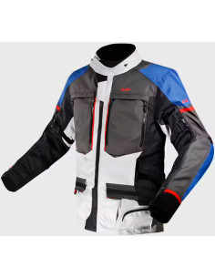 CHAQUETA LS2 NORWAY MAN RED BLUE