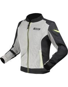 CHAQUETA LS2 AIRY EVO LADY BLACK GREY YELLOW