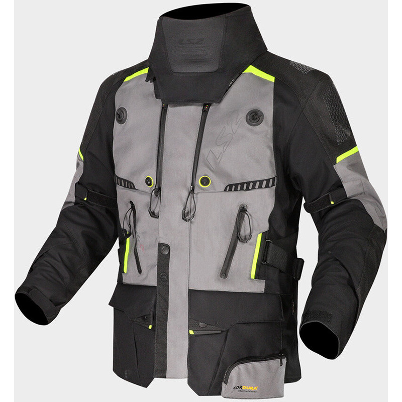 Chaqueta LS2 Apollo Man Black Yellow